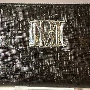 Black Textured Women's Wallet